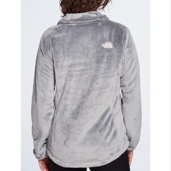 THE NORTH FACE Women's Osito Jacket Gray Zip Up Pockets Sporty SP - Picture 3 of 12